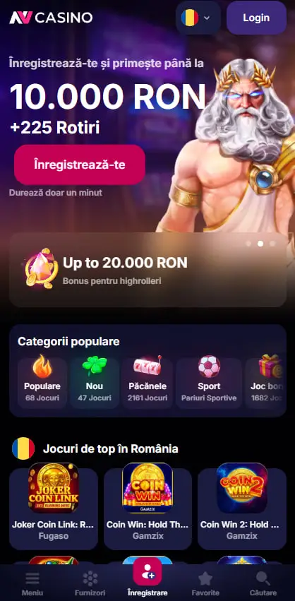 NVCasino - Сazinouri noi 2026